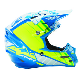 Fly Racing HMK F2 Carbon Pro Cross Snowmobile Helmet Blue