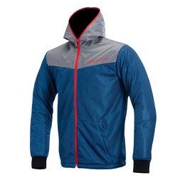 Blue Alpinestars Mens Runner Air Hooded Textile Jacket 2015