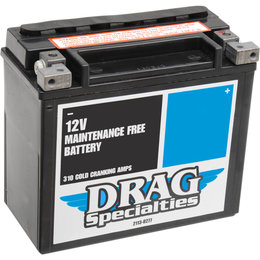 Drag Specialties 12V AGM Maintenance-Free Battery For Harley-Davidson 2113-0277