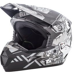 GMAX Youth MX46 Hooper Offroad Helmet Black