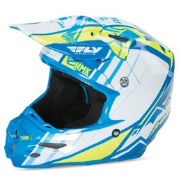 Fly Racing HMK F2 Carbon Pro Cross Snowmobile Helmet Blue