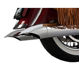 Vance & Hines Turn Down Dual Slip-On Exhaust For Indian 18533 Metallic