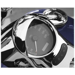 Chrome National Cycle Speedometer Cowl For Harley 4.5 Tanks