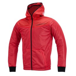 Red Alpinestars Mens Runner Air Hooded Textile Jacket 2015