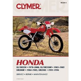 Clymer Repair Manual For Honda XR 200 250 350 78-00