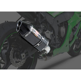 Stainless Steel Link Pipe, Stainless Steel Midpipe, Carbon Fiber Muffler, Carbon Fiber End Cap Yoshimura R-77 3 4 Exhaust System Ss Cf Cf For Suzuki Dl650 V-strom 2012