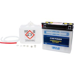 Fire Power 12V Standard Battery With Acid Pack 12N5.5-4A Unpainted