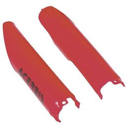 Red Acerbis Lower Fork Covers For Honda Cr Crf-125-450