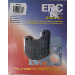EBC Organic Front Brake Pads Single Set ONLY For Harley-Davidson FA71