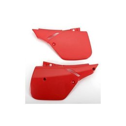 UFO Plastics Side Panels Red For Honda CR 125R-500R 87-88