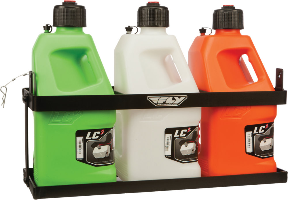 $126.95 Fly Racing 3 Jug Fuel Rack 10.5 X 31.5 Inch For #985550