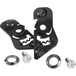 Black Icon Replacement Pivot Kit For Shield For Variant Dual Sport Helmet