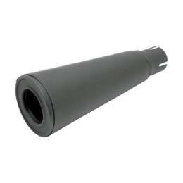 Supertrapp Clamp On Silencer Tailpipe O.D. 1 ½ Inch Black Universal