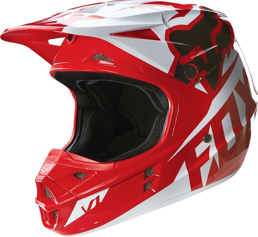 $119.95 Fox Racing Youth V1 Race DOT Helmet #234825