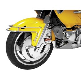 Chrome Show Front Rotor Covers For Honda Gl1800 01-10