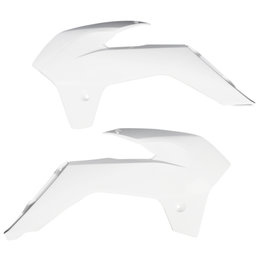 UFO Plastics Radiator Covers Pair For KTM 85 SX 2013 White KT04042-041 White
