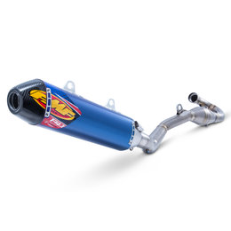 FMF Factory 4.1 RCT Full Exhaust For KTM Titanium Blue Anodized 45588 Silver