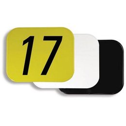 White Maier Universal Number Plate 10 X 12 Inch