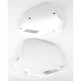 UFO Plastics Side Panels White For Honda CR 125R-500R 90-01