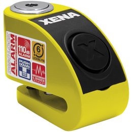 Xena Security XXZ6 Disc-Lock With Alarm With 6mm Pin Yellow