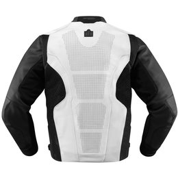 White Icon Mens Hypersport Leather Jacket 2014