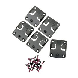 Black Icon Replacement Buckle Kit For Elsinore El Bajo Truant Boots 5 Pack