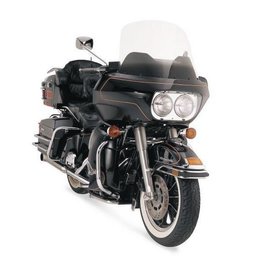Memphis Shades 18 Inch Windshield Black For Harley FLTC 84-95