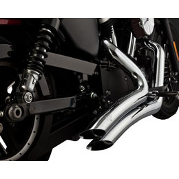 Vance & Hines Big Radius 2 Into 2 Full Exhaust System For Harley-Davidson 26067 Metallic