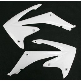 White Acerbis Radiator Shrouds For Honda Crf 09-11