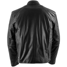 Black Brand Mens Cutthroat Leather Jacket Black