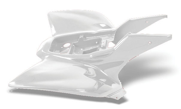 $273.95 Maier Rear Fender White For Honda TRX90 TRX90EX #169737