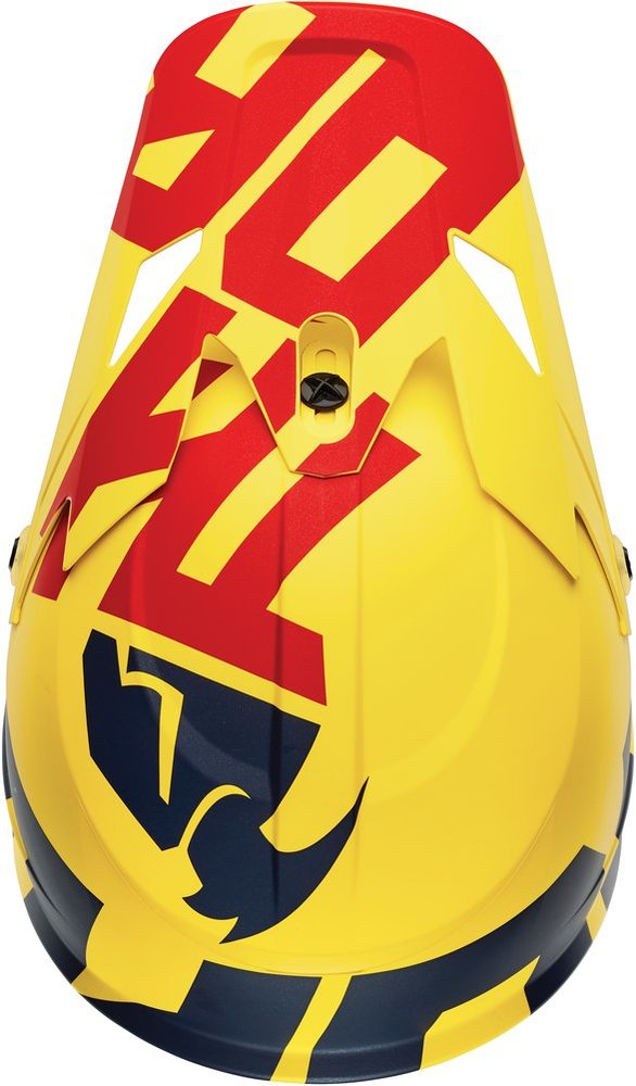 THOR MX Motocross Replacement Visor Kit for Sector Level Helmet Navy/Yellow 
