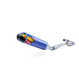 FMF Factory 4.1 RCT Full Exhaust For KTM Blue Anodized Titanium 045552 Silver
