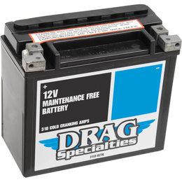 Drag Specialties 12V AGM Maintenance-Free Battery For Harley-Davidson 2113-0276