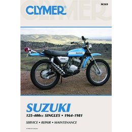 Clymer Repair Manual For Suzuki 125-400 Singles 64-81