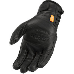 Icon Mens 1000 Collection Baserunner Leather Gloves Black