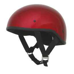 AFX FX-200 Slick Half Helmet With Dual Inner Lens Shield Red