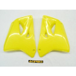 2002 Rm Yellow Acerbis Radiator Shrouds Yellow For Suzuki Rm 125 250 01-08
