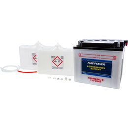 Fire Power 12V Heavy Duty Battery With Acid Pack C60-N24AL-B Unpainted
