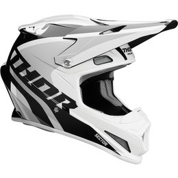 Thor Sector Ricochet DOT Approved MX Motocross Riding Helmet With Visor White