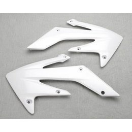 White Acerbis Radiator Shrouds For Honda Crf250-r X 04-09