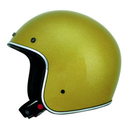 Gold Afx Mens Fx-76 Fx76 Metal Flake Open Face Helmet