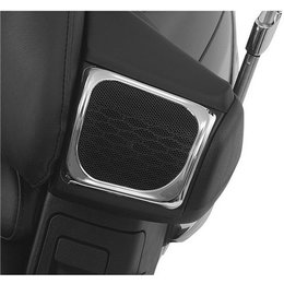 Chrome Show Rear Speaker Accents For Honda Gl1800 06-10