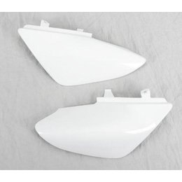 UFO Plastics Side Panels White For Honda CRF 50F 04-09