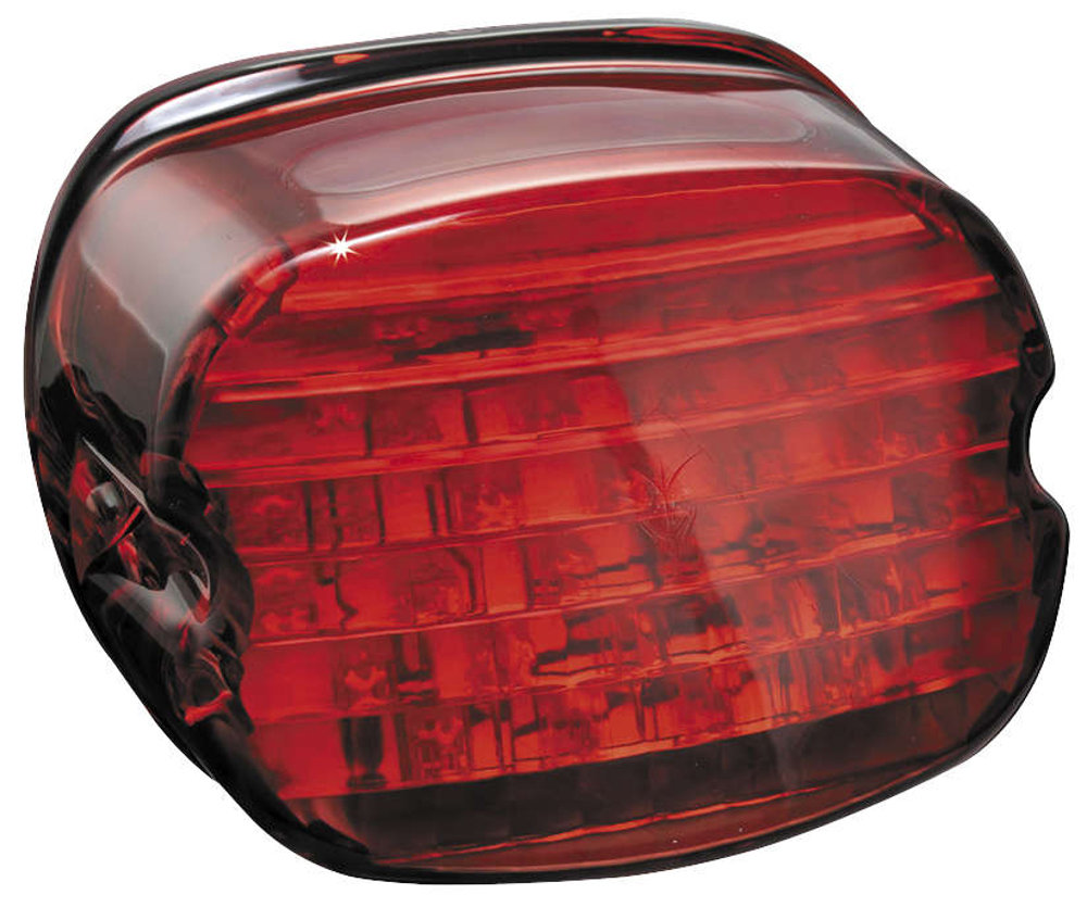 Motorpartsupplier Red LED Tail Light For Harley Road King Street Glide Dyna (1999-2016) – Running Brake License