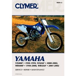 Clymer Repair Manual For Yamaha YZ400/426F WR400/426F 98-02