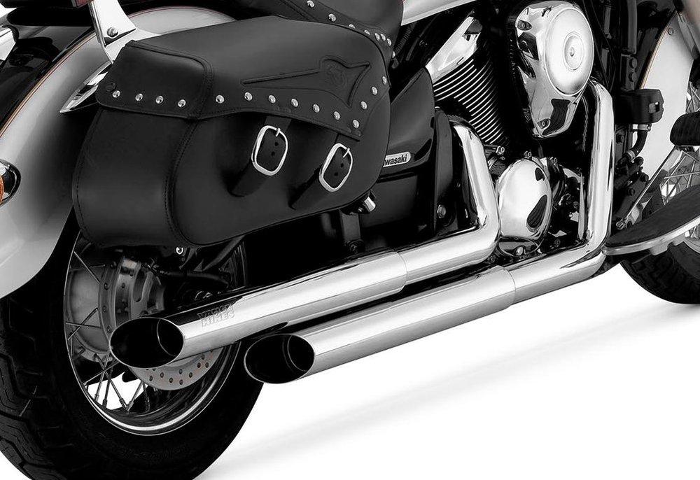 thespian Stat Stedord $599.99 Vance & Hines Twin Slash Staggered Dual Exhaust #209898