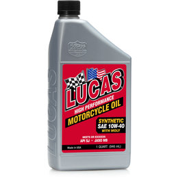 Lucas Oil High Performance Synthetic 4T MC Oil With Moly 1 Quart 10777 Unpainted
