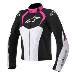 Black, Pink Alpinestars Womens Stella T-jaws Waterproof Textile Jacket 2015 Black Pink