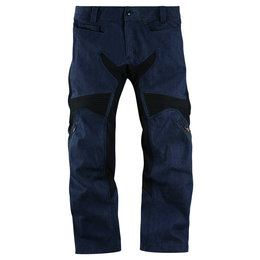 Icon Mens TiMax Armored Denim Street Riding Pants Blue Blue